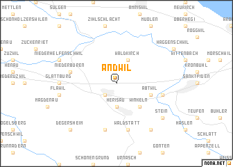 map of Andwil