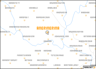 map of Anerinerina