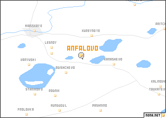 map of Anfalovo