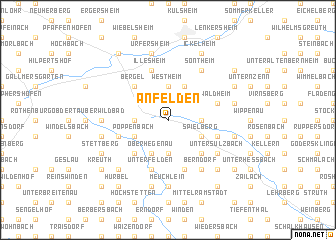 map of Anfelden