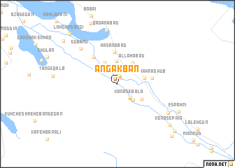 map of Angakbān
