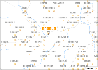 map of Angala