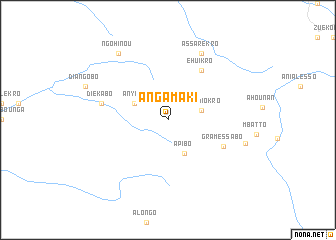 map of Angamaki