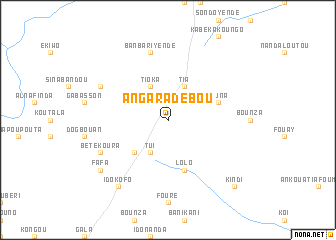 map of Angara-Débou