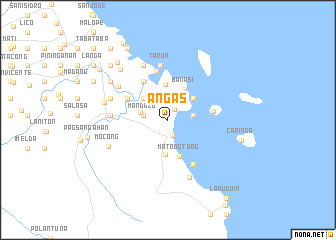 map of Añgas
