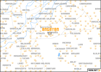 map of Añgayan