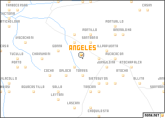 map of Ángeles