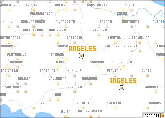 map of Ángeles