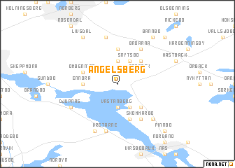 map of Ängelsberg
