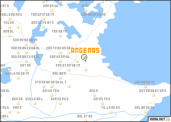 map of Ängenäs