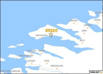 map of Angen