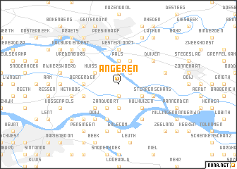 map of Angeren