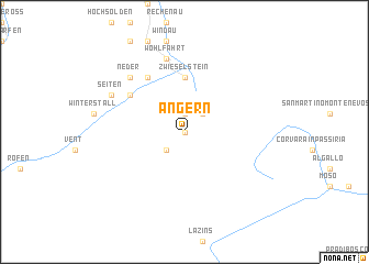 map of Angern