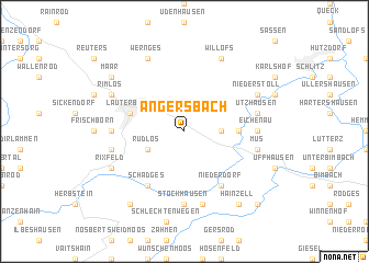 map of Angersbach