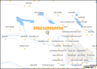 map of Ängesgårdarna