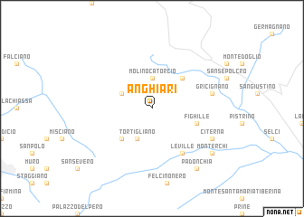 map of Anghiari