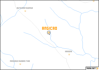 map of Angicão