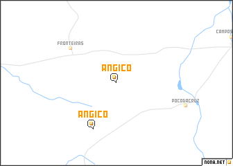 map of Angico