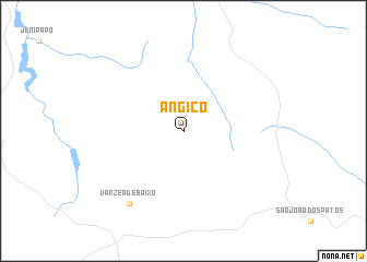 map of Angico