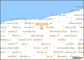 map of Angiens