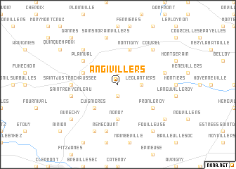 map of Angivillers
