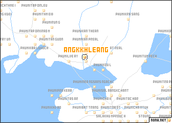 map of Ângk Khleăng