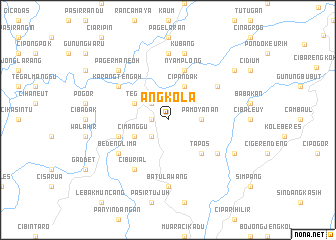 map of Angkola