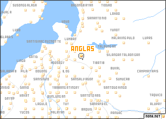 map of Anglas