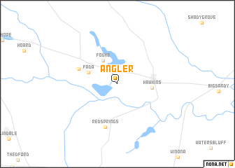 map of Angler