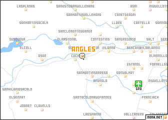 map of Anglés