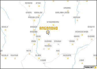 map of Angonowo