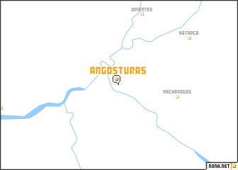 map of Angosturas