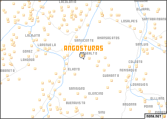 map of Angosturas