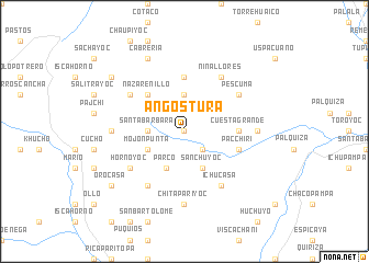 map of Angostura