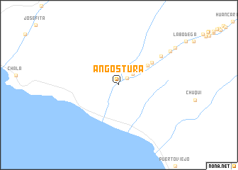 map of Angostura