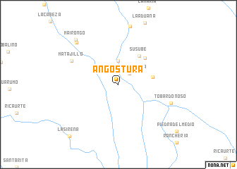 map of Angostura