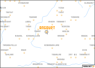 map of Angourt