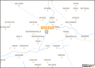 map of Angour