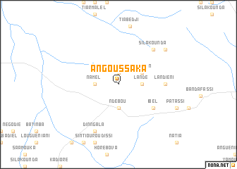 map of Angoussaka