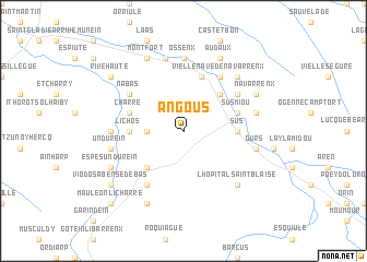 map of Angous