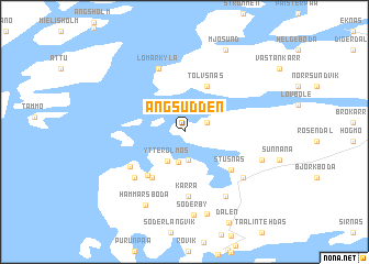 map of Ängsudden