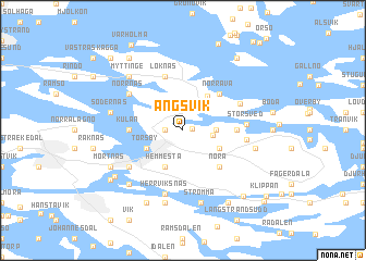 map of Ängsvik