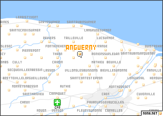 map of Anguerny