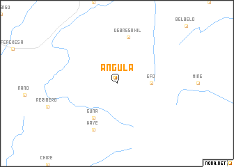map of Āngula