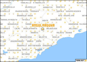 map of Angulmaduwa