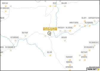 map of Anguma