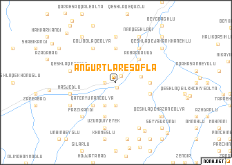map of Angūrtlār-e Soflá