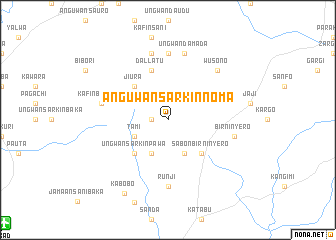 map of Anguwan Sarkin Noma