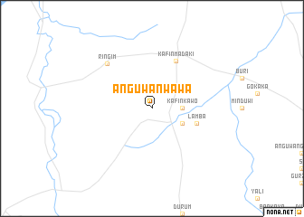 map of Anguwan Wawa