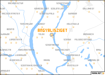 map of Angyalisziget